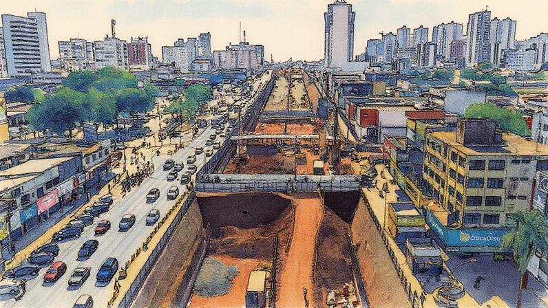 Patria capta US$ 2,9 bilhões para financiar projetos de energia na América Latina | Via expressa subterrânea em construção em Tabatinga, no interior de São Paulo (Foto: Dado Galdieri/ Bloomberg) (Dado Galdieri)