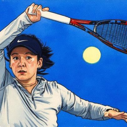 Chinesa de 26 anos vence primeira vez no tênis profissional após oito tentativas