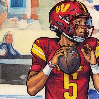 Jayden Daniels dos Commanders é dúvida para retornar contra Cowboys