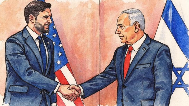 J.D. Vance, vice-presidente dos EUA, defende testes nucleares para reforçar a segurança nacional, após tensões entre Trump e Rússia - Foto: @BenjaminNetanyahu
