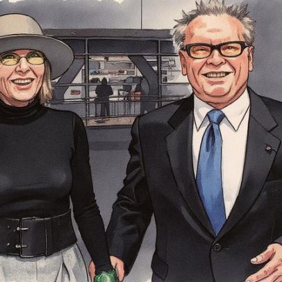 Diane Keaton participa de festa de aniversário de astro de primeira linha em uma de suas últimas aparições públicas