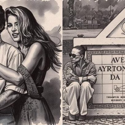 Adriane Galisteu comemora série que retrata sua história de amor com Senna