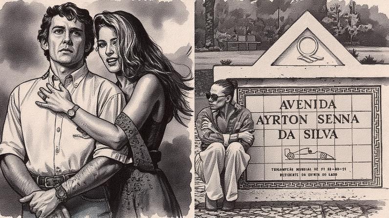 Adriane Galisteu anuncia data de série documental sobre sua relação com Senna — Foto: Reprodução/Instagram