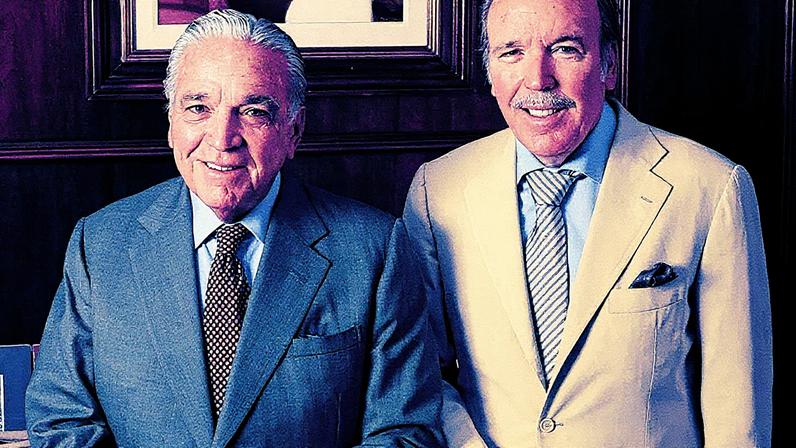 Alfonso “Alfy” Fanjul (à esquerda) administra o império da família, com seu irmão José “Pepe” Fanjulanjul