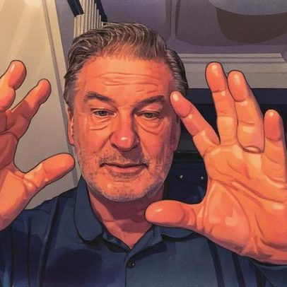 Alec Baldwin comenta batida do carro da esposa Hilaria contra árvore