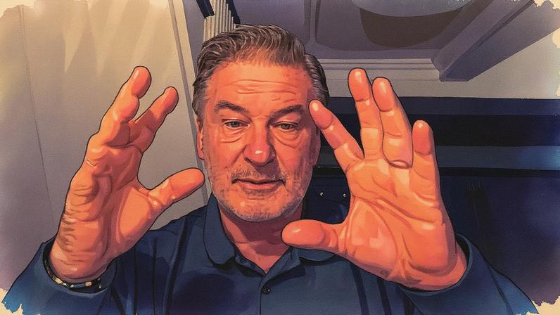 Alec Baldwin assured fans he was fine after crashing his wife Hilaria Baldwin’s Range Rover into a tree on Monday. Alec Baldwin/Instagram
