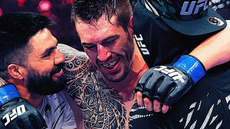 Brendan Allen surpreendeu na luta principal do UFC Vancouver (Foto: Instagram/ UFC)