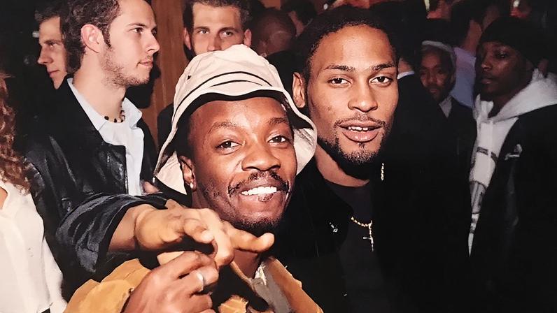 Anthony Hamilton (left) with D'Angelo, whom he saw as one of his greatest mentors and inspirations