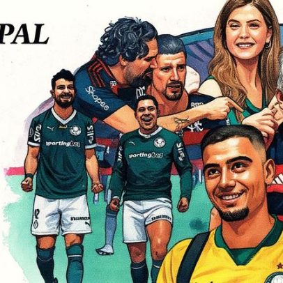 Flamengo e Palmeiras duelam neste domingo em decisão do Brasileirão