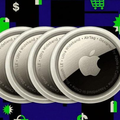 Pacote com quatro Apple AirTags tem desconto de 34%