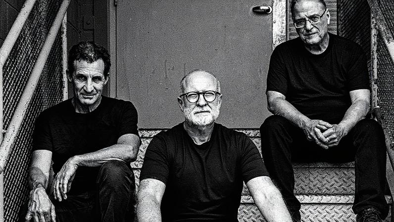 David Barbe, Bob Mould,and Malcolm Travis, the old and new Sugar