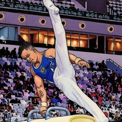 Caio Souza fica entre os 10 melhores no geral do mundial de ginástica