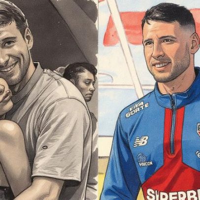 Jonathan Calleri do São Paulo inicia romance com torcedora do Flamengo