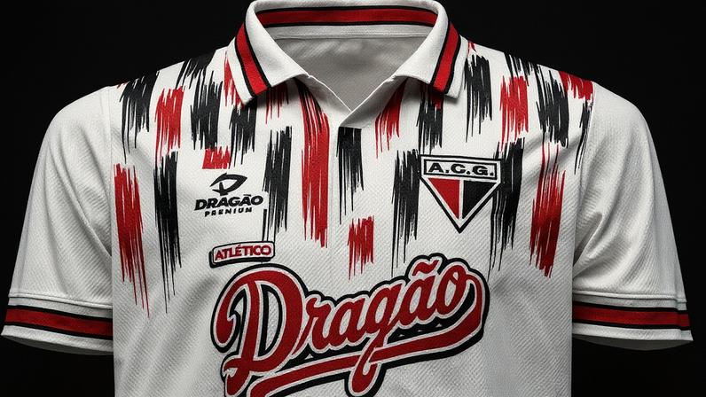 Atlético-GO faz ensaio fotográfico de camisa retrô em homenagem ao Mortal Kombat. Foto: Bruno Corsino/ACG