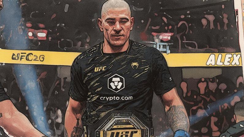 Poatan é campeão do UFC pela terceira vez (Foto: Reprodução/Instagram UFC)