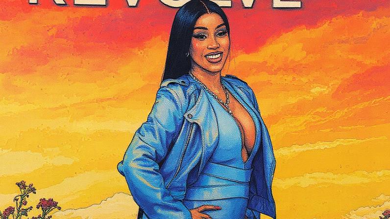 Cardi B on April 12, 2025 in Thermal, CA.