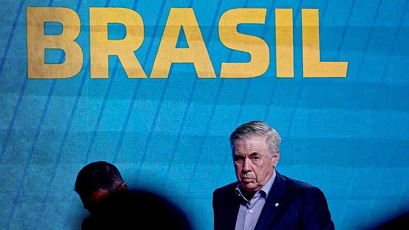 Carlo Ancelotti, técnico da Seleção Brasileira (Foto: Pablo Porciuncula/AFP)