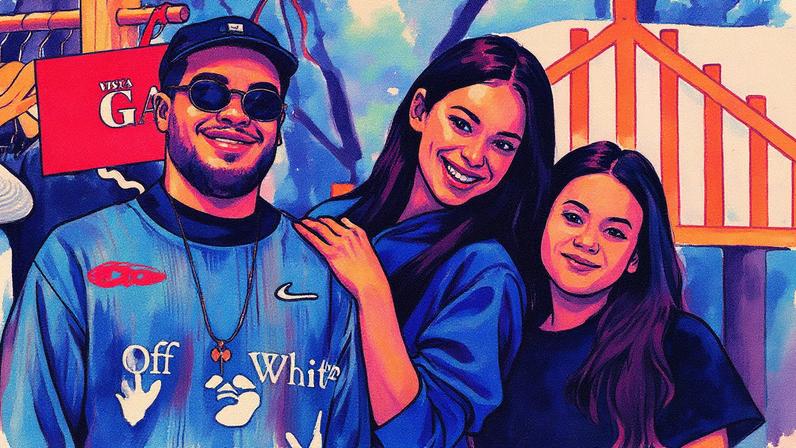 Francisco Gil, Alane Dias e Sol de Maria — Foto: Reprodução/Instagram