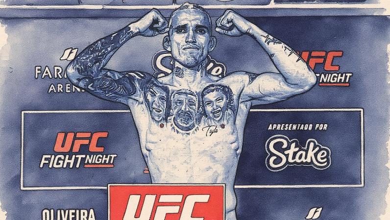 Do Bronx no peso para o UFC Rio (Foto: Reprodução UFC)