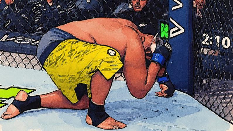 Chris Barnett no UFC 321 (Foto: Reprodução)