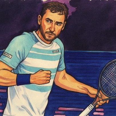 Cilic derrota Goffin pela segunda vez em menos de dois dias