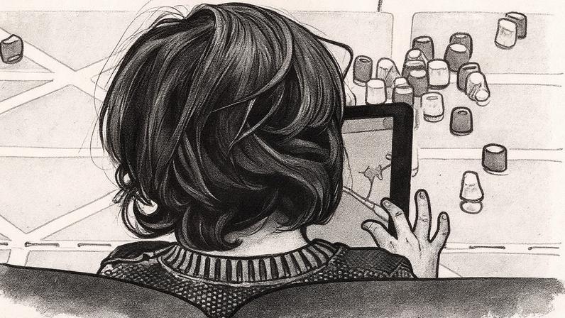 Criança com acesso a tablet. Foto: Freepik
