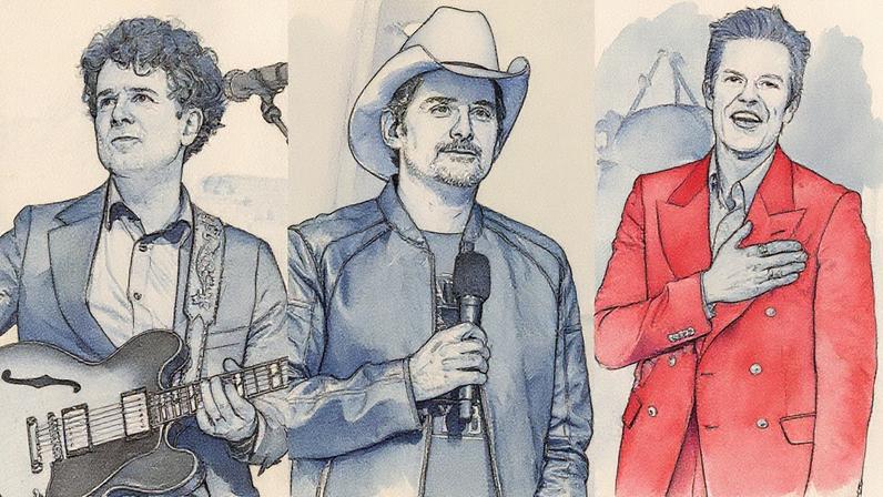 Dawes, Brad Paisley, and the Killers' Brandon Flowers will all perform at a January 2026 benefit concert for those affected by the L.A. fires.