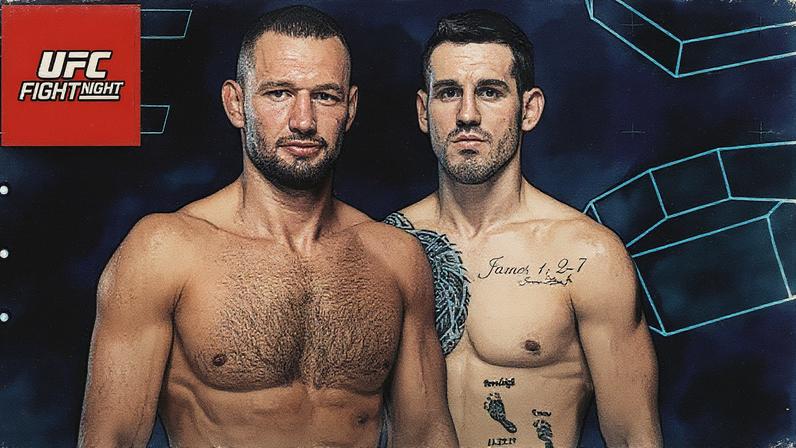 Card para De Ridder x Allen no UFC Vancouver (Foto: Reprodução/UFC)