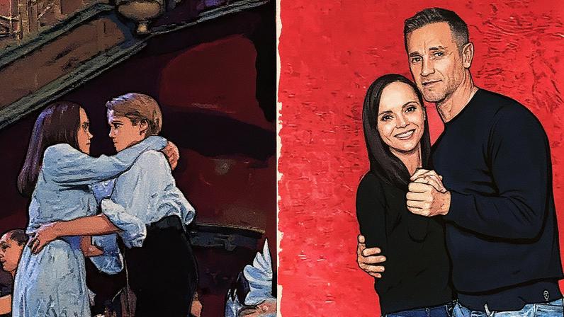 Devon Sawa e Christina Ricci se reencontram nos 30 anos de 'Gasparzinho' — Foto: Reprodução/Instagram