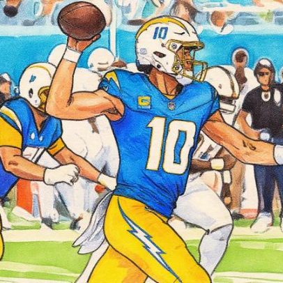 Harbaugh elogia Herbert e a jogada heroica contra os Dolphins fica na memória