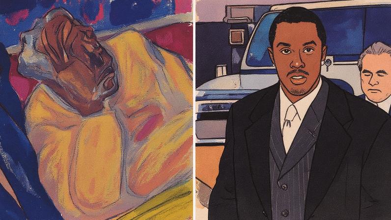 Sean “Diddy” Combs “woke up with a knife to his throat” in his jail cell, according to the rapper’s friend.
