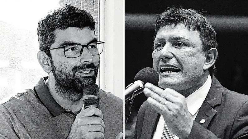 Paraná Pesquisas ouviu 1.505 eleitores do Pará. (Foto: Fotomontagem Gazeta do Povo (Ricardo Amanajás/Prefeitura de Ananindeua e Kayo Magalhães/Câmara dos Deputados))