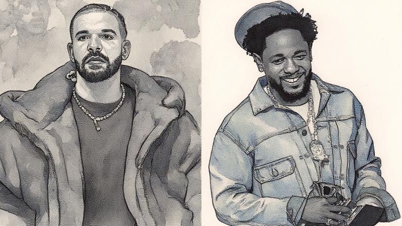 Drake and Kendrick Lamar
