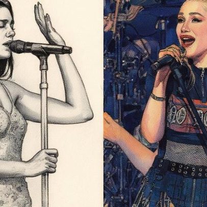 Dua Lipa e Gwen Stefani se apresentam em dueto de 'Don't Speak' em Los Angeles