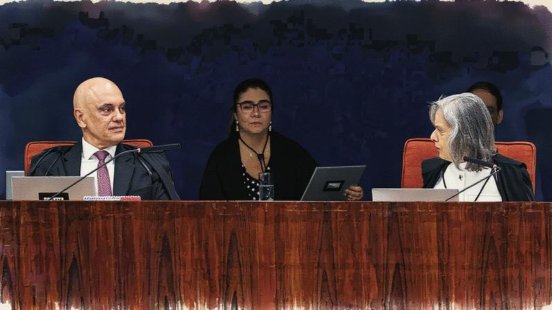 Primeira Turma do STF inicia julgamento de dez réus do núcleo de 'ações coercitivas' do plano de golpe em 11 de novembro - Foto: Gustavo Moreno/STF