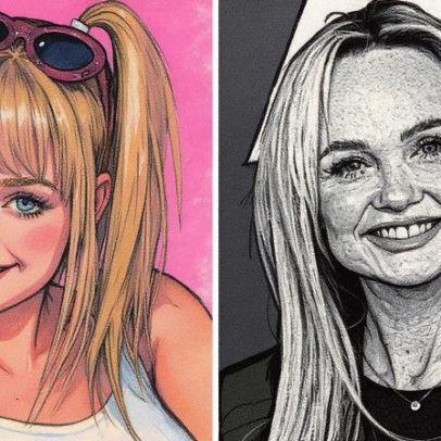Emma Bunton surge com o filho e web fica impressionada com semelhança