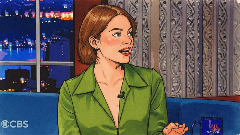 Emma Stone went by the stage name Riley Stone for several months when she first started out as an actress. The Late Show with Stephen Colbert/Youtube