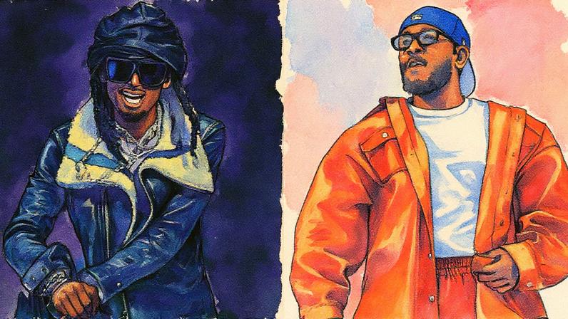 Playboi Carti and Kendrick Lamar perform "Good Credit" in Los Angeles