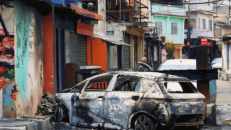 Confronto entre policiais e criminosos no Rio de Janeiro deixa 64 mortos em megaoperação contra o Comando Vermelho nos complexos do Alemão e da Penha -Foto: RS/Fotos Públicas