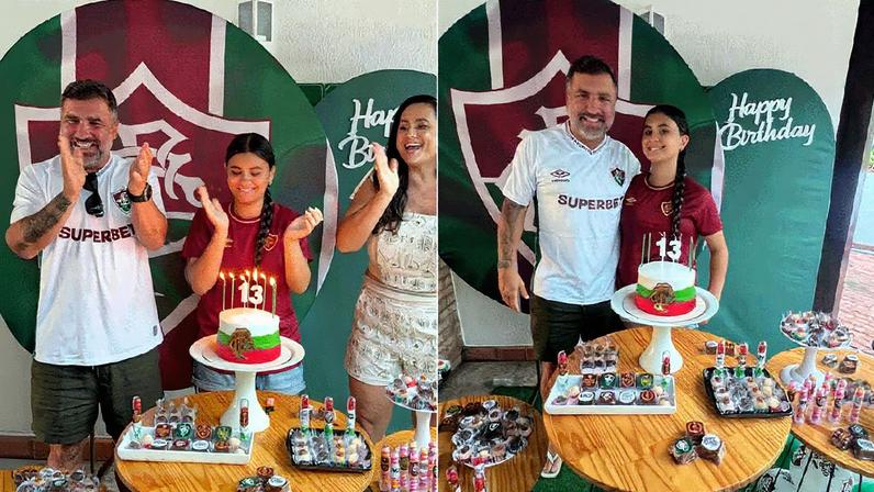 Igor Lage celebra aniversário de 13 anos da filha — Foto: Divulgação
