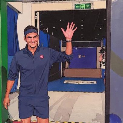 Federer faz exibição descontraída no retorno a Xangai