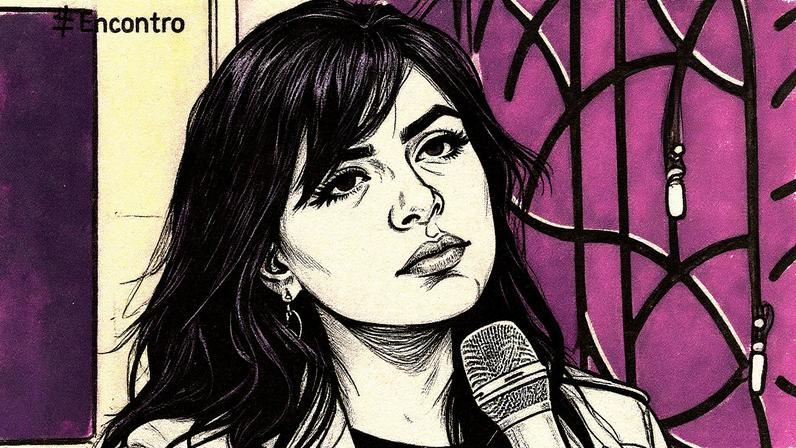 Fernanda Brum relembra participação no programa Encontro com Fátima Bernardes, em 2017. Foto: Reprodução/TV Globo