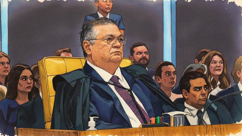 Dino afirmou que o STF não quer impedir o trabalho da polícia, mas também não pode legitimar um "vale-tudo com corpos jogados na mata". (Foto: Gustavo Moreno/STF)