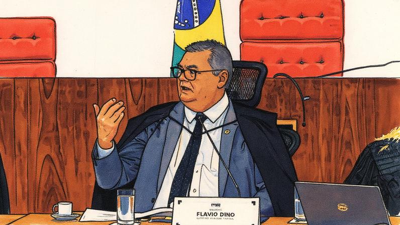 Ministro Flávio Dino (STF) vota contra a regra da reforma da Previdência que reduziu a aposentadoria por incapacidade permanente, alegando inconstitucionalidade - Foto: Victor Piemonte/STF
