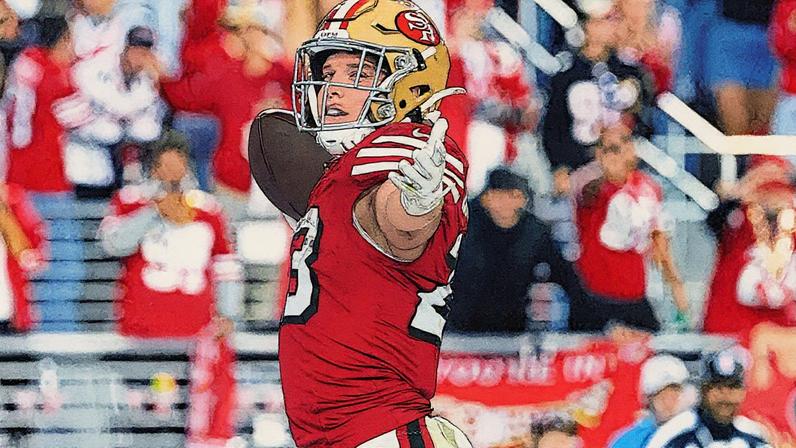 Christian McCaffrey soma 201 jardas em vitória dos 49ers sobre os Falcons
