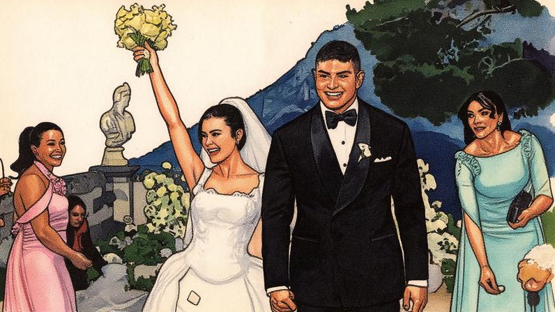 Franciny Ehlke se casa com Tony Maleh na Itália — Foto: Reprodução/Instagram