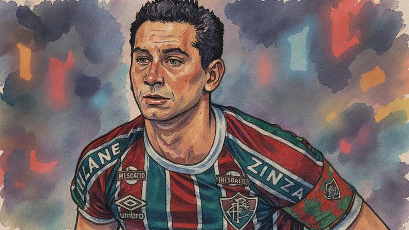 Ganso em ação no jogo do Fluminense contra o Vitória no Maracanã (Foto: Thiago Ribeiro/AGIF)