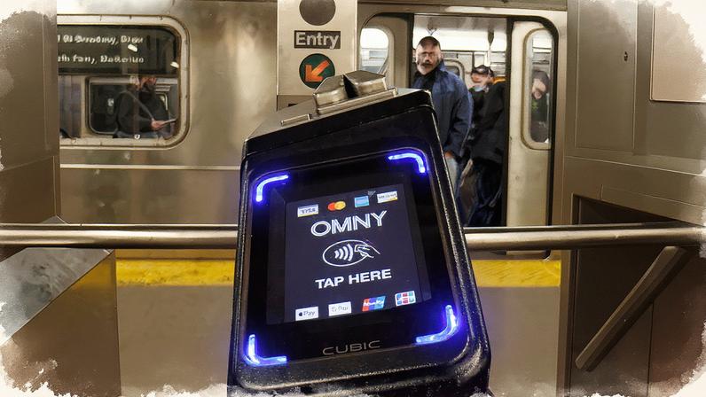 Christopher Street Subway Station in New York City