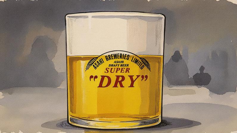 A system failure has slowed production of Asahi Super Dry in Japan, with no available ETA for recovery.