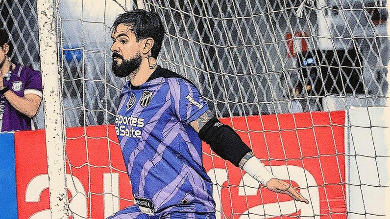 Thiago Soares é goleiro do Ceará no futsal (Foto: Wellerson Gomes/Ceará SC)